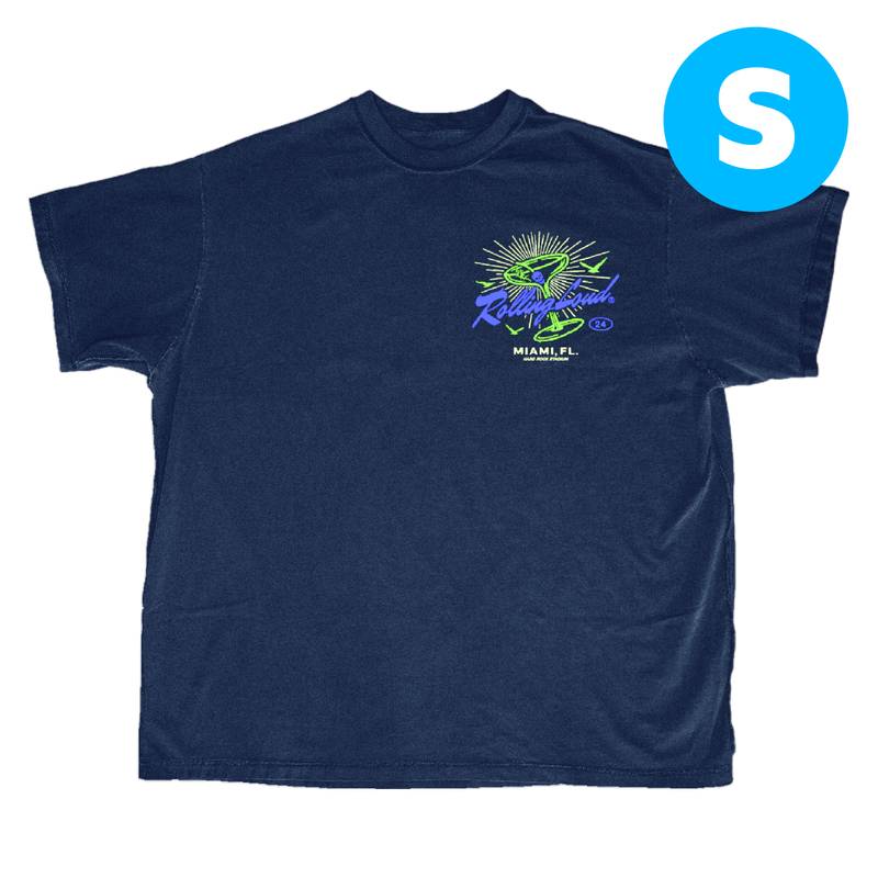 Rolling Loud Miami 24 On the Rocks Tee-Size Small