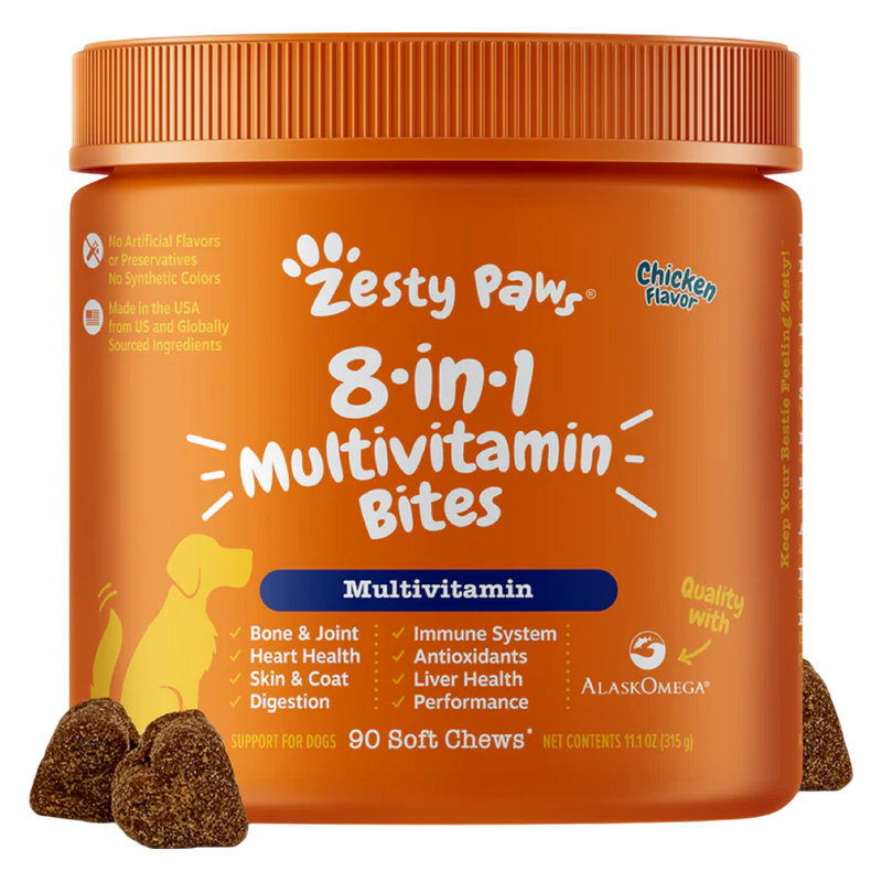 Zesty Paws Multivitamin Bites for Dogs 60ct