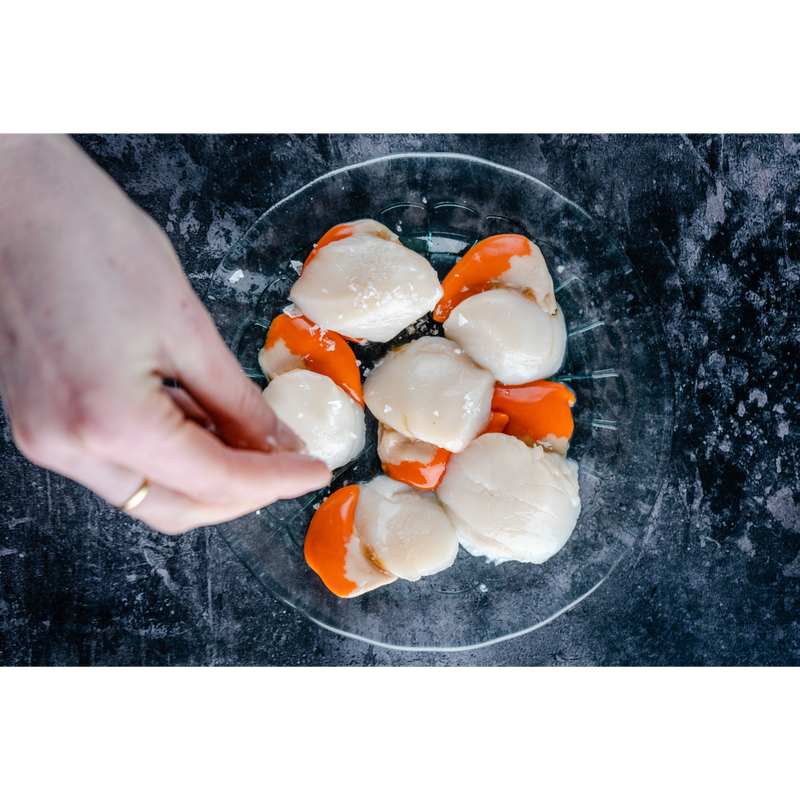 The Fish Society Dived King Scallops - Frozen, 120g
