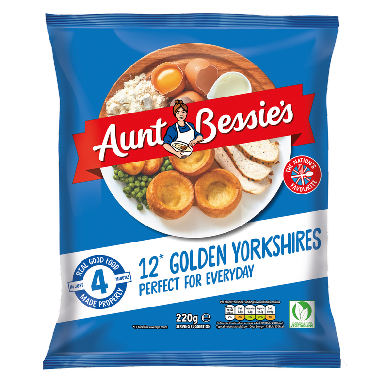 Aunt Bessie's 12 Golden Yorkshires, 220g