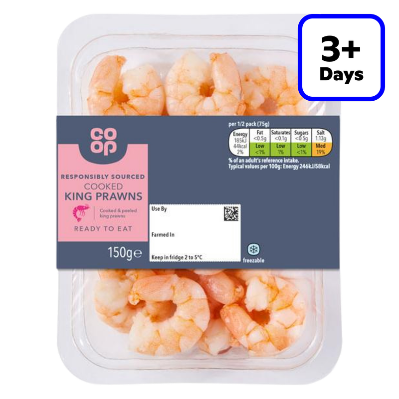 Co-op King Prawns, 150g