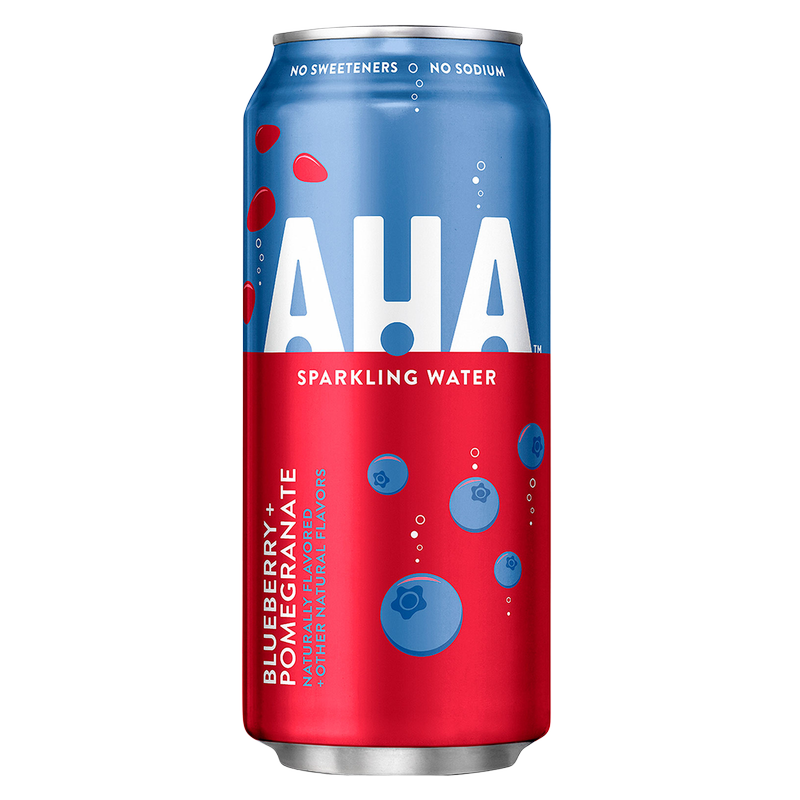 AHA Blueberry Pomegranate Water 16oz Can