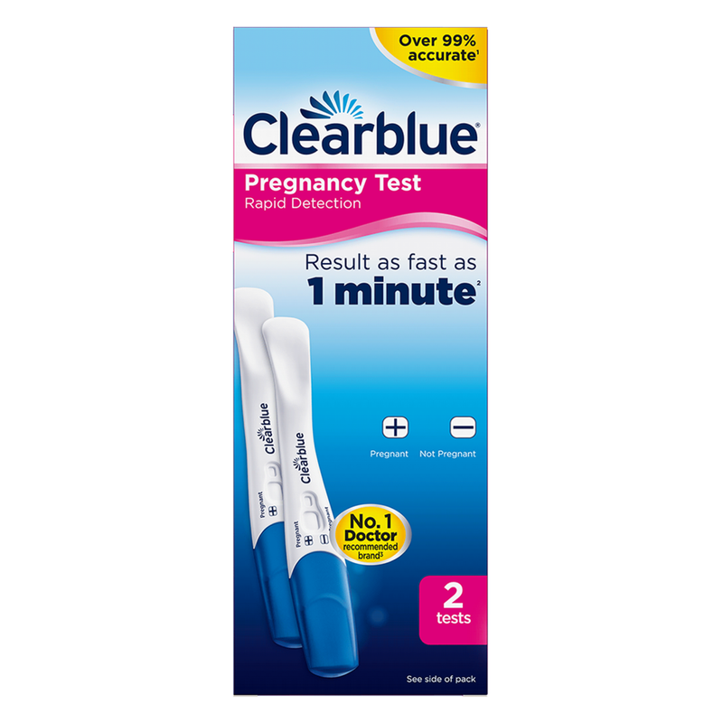 Clearblue Rapid Detection Pregnancy Test, 2pcs