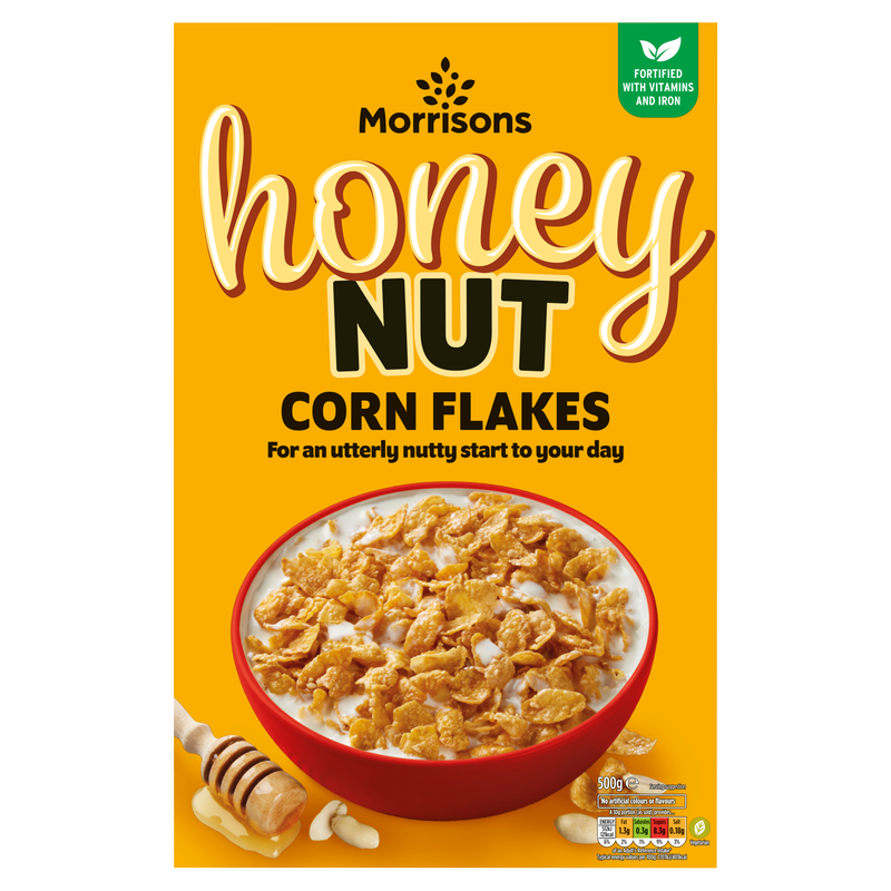 Morrisons Honey Nut Corn Flakes, 500g