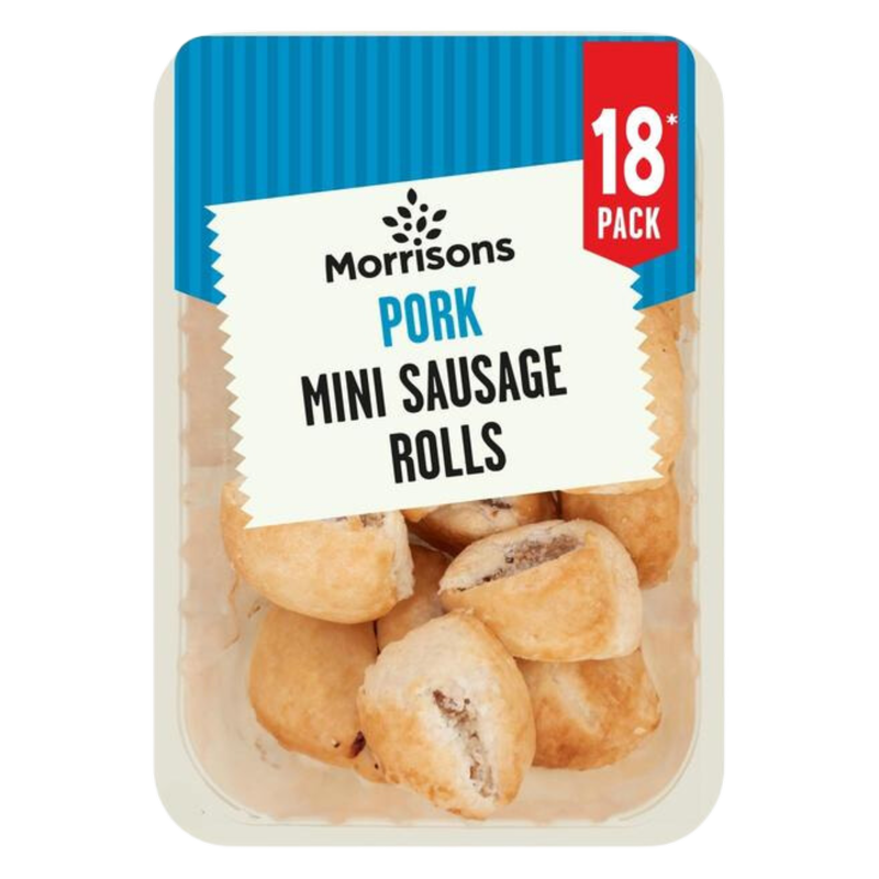 Morrisons 18 Mini Sausage Rolls, 180g