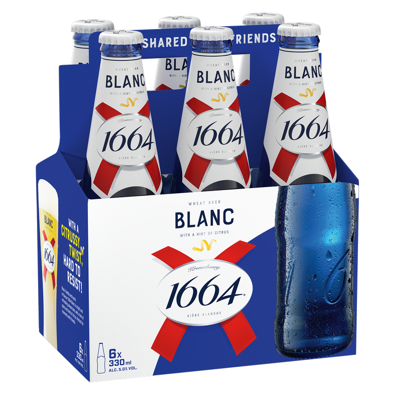 Kronenbourg 1664 Blanc 6pk 11.2oz Btl 5.0% ABV