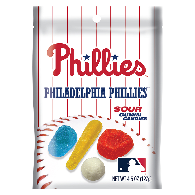 Philadelphia Phillies Baseball Sour Gummies 4.5oz