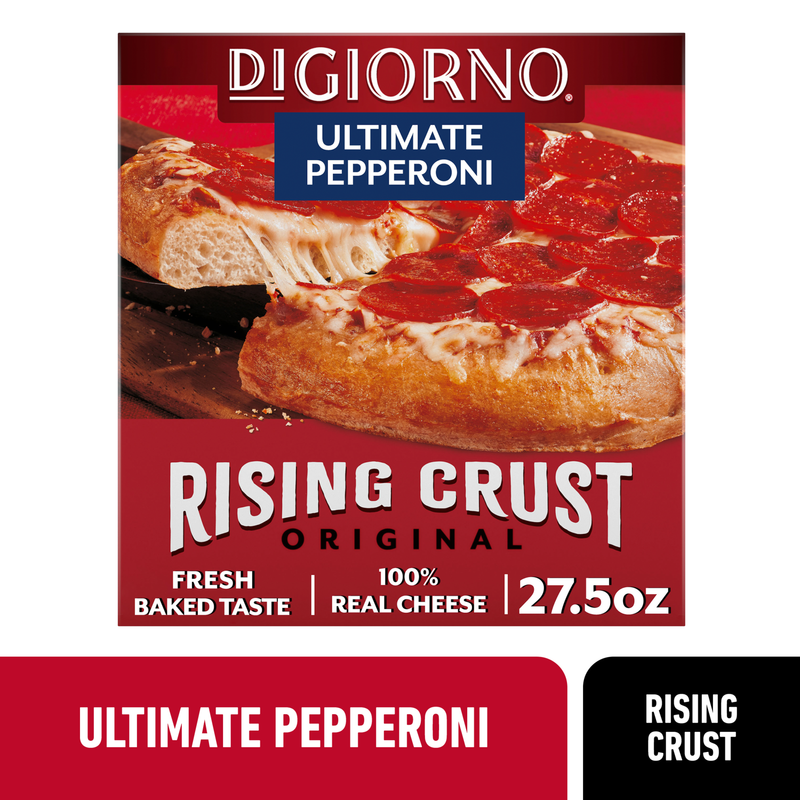 DiGiorno Frozen Rising Crust Pepperoni Pizza, 27.5oz