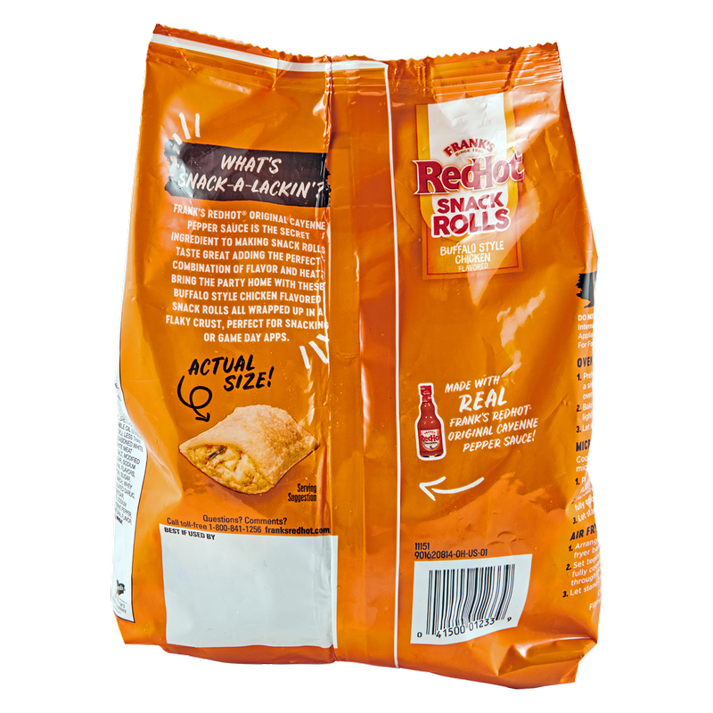Frank's RedHot® Buffalo Style Chicken Flavored Snack Rolls, 18 oz