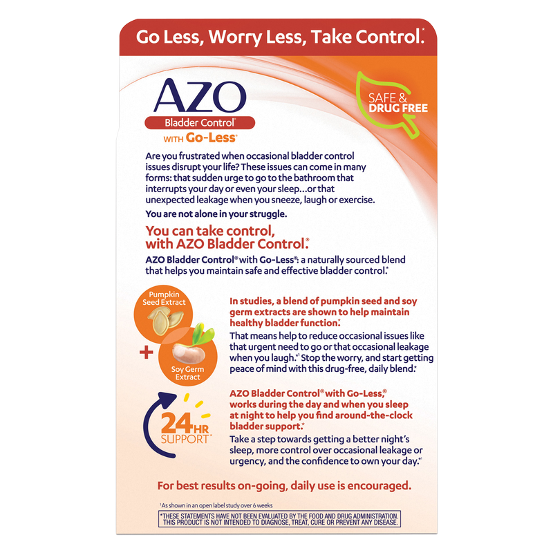 AZO Bladder Control with Go-Less 54ct