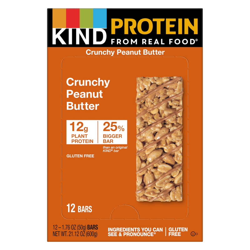 KIND Protein Bar Crunchy Peanut Butter Case 12 CT