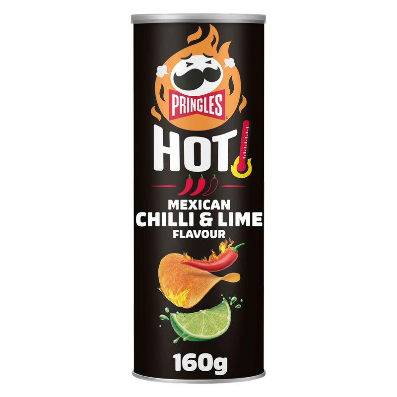 Pringles Hot Mexican Chilli & Lime, 160g