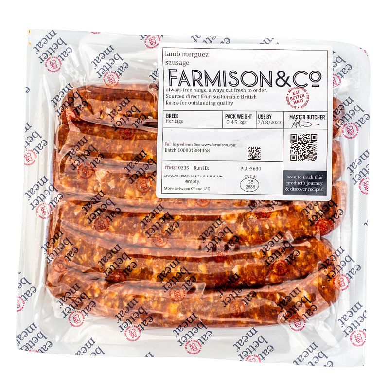 Farmison & Co Lamb Merguez Sausage, 400g