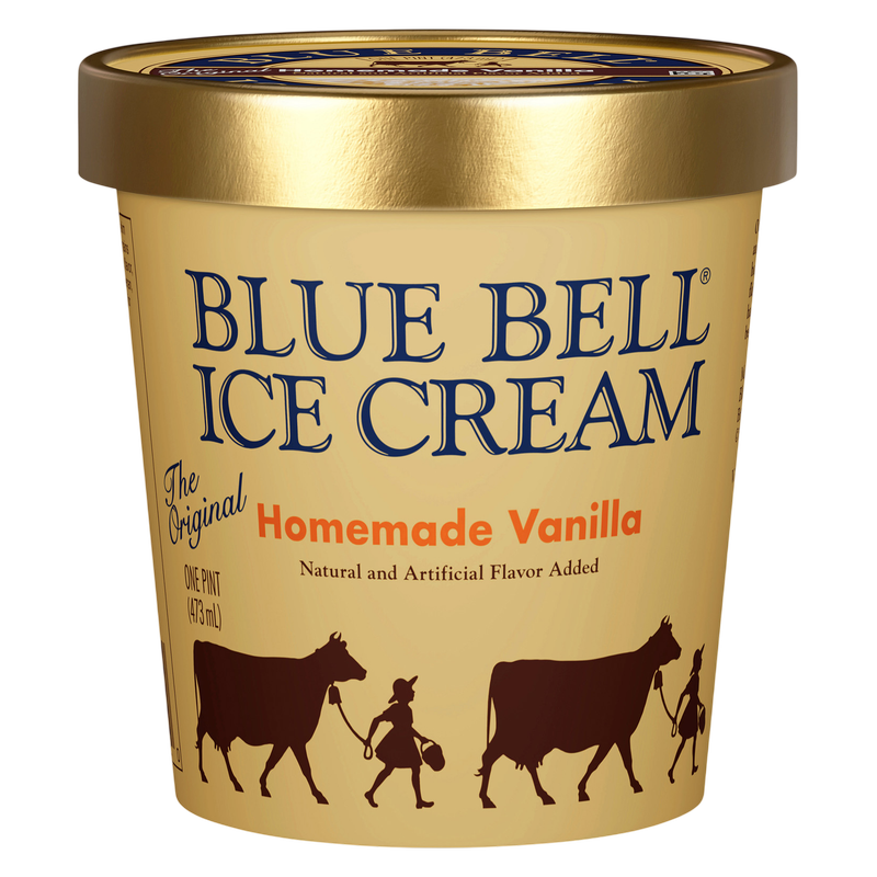 Blue Bell Homemade Vanilla Ice Cream Pint