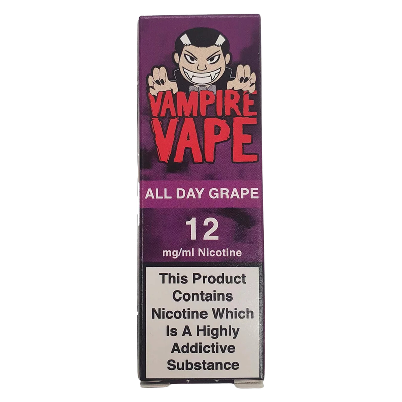 Vampire Vape All Day Grape E-Liquid 12mg/ml, 10ml