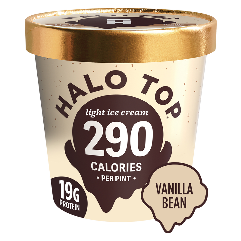 Halo Top Vanilla Bean Ice Cream Pint