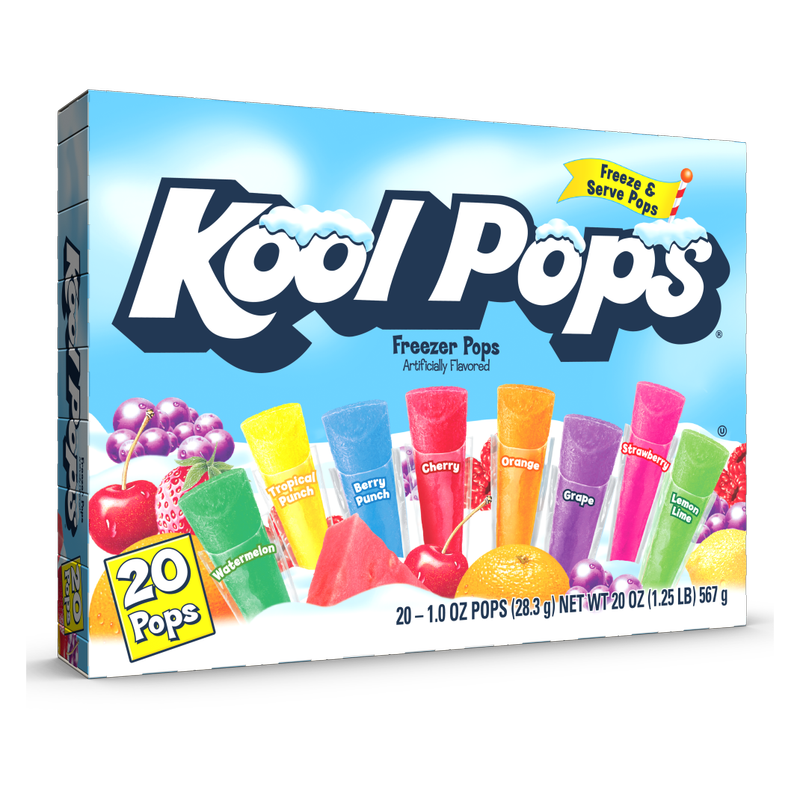 Kool Pops Freezer Bars Assorted 20ct