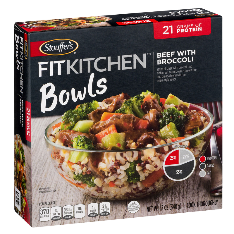 Stouffer's Fit Kitchen Beef & Broccoli Bowl 12oz