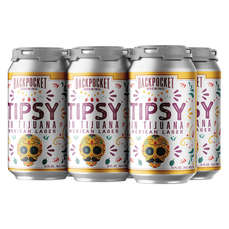 Backpocket Tipsy in Tijuana Mexican Lager 6pk 12oz 4.9% ABV