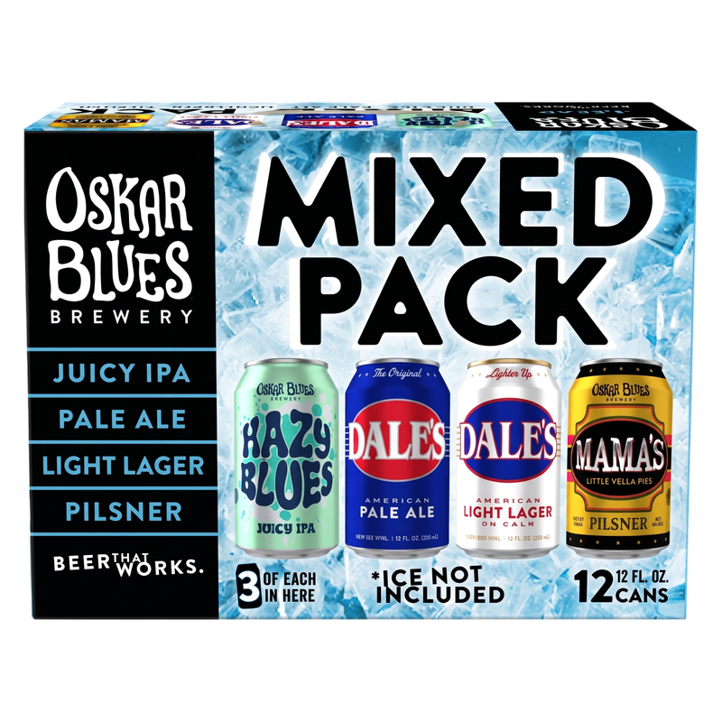 Oskar Blues Mix Pack 12pk 12oz Can