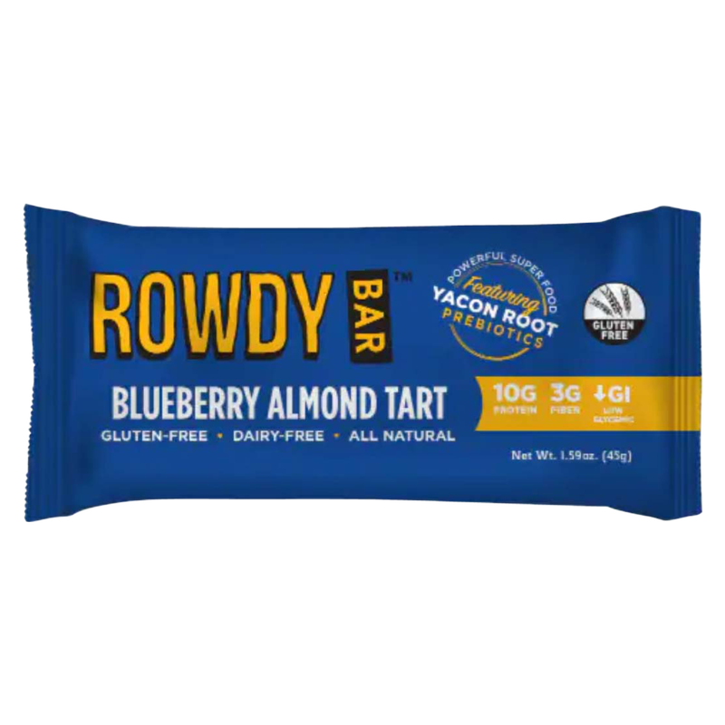 Rowdy Bar Blueberry Almond Tart Prebiotic Bar 1.59oz