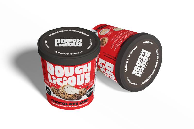 Doughlicious Minis Chocolate Chip Cookie Dough & Gelato Bites 8ct