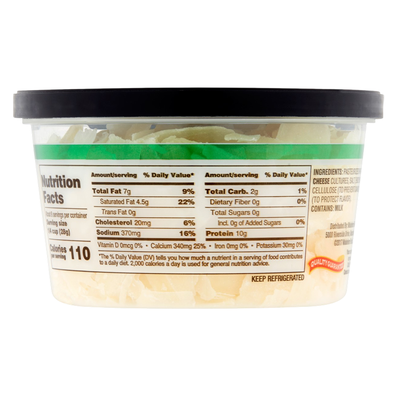 ShopRite Shaved Parmesan Cheese - 6oz