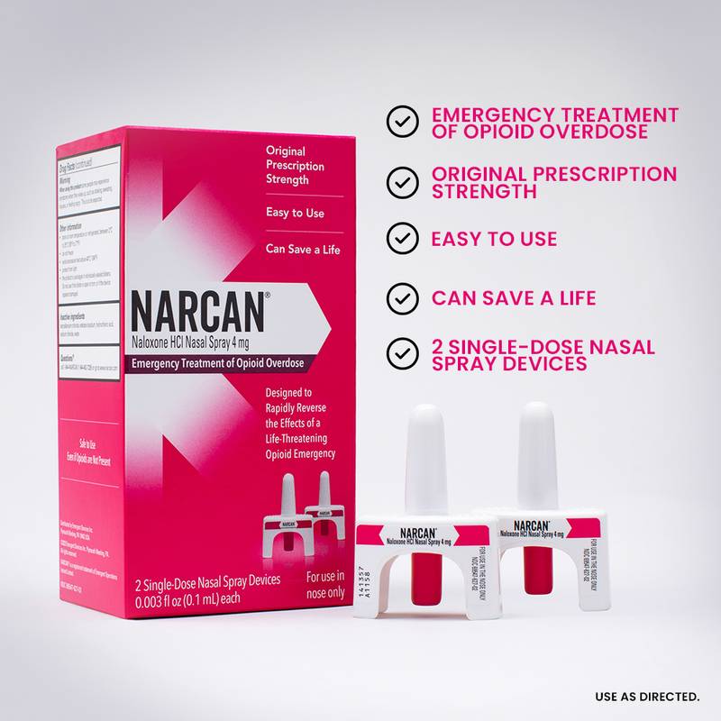 NARCAN Naloxone HCI Nasal Spray, 4mg 