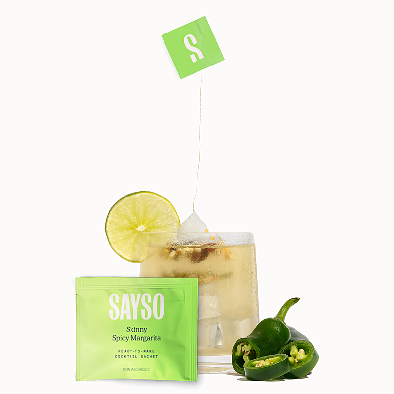 SAYSO Skinny Spicy Margarita Craft Cocktail Tea Bag Sample Size