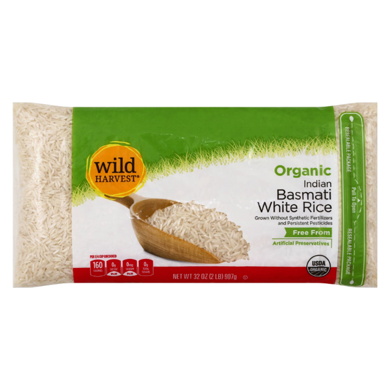 Wild Harvest Organic Indian Basmati White Rice 32oz