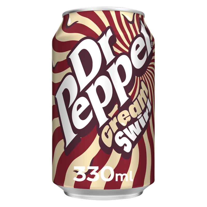 Dr Pepper Cream Swirl, 330ml : Drinks fast delivery by App or Online