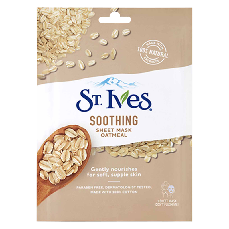St. Ives Soothing Oatmeal Sheet Mask