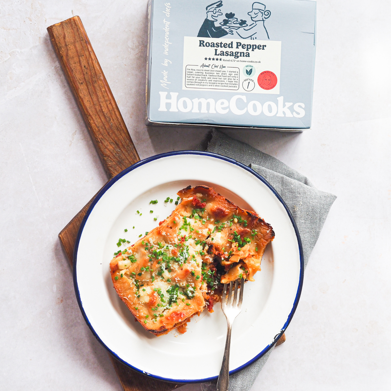 HomeCooks Roasted Pepper Lasagna - by Chef Noa, 380g