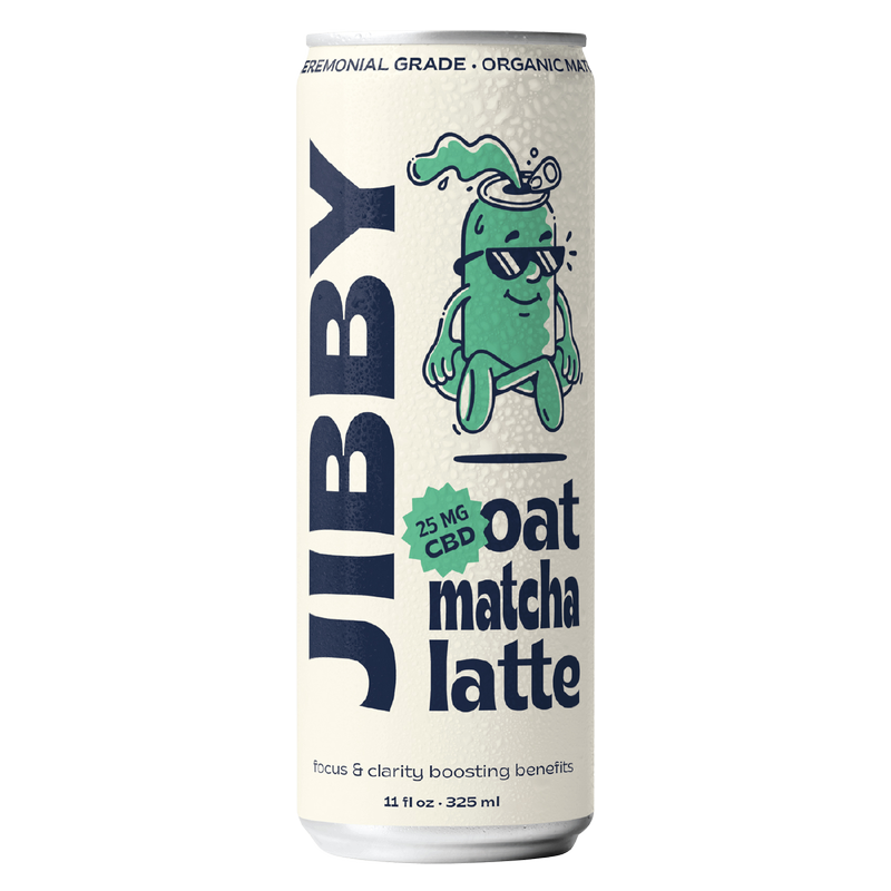 Jibby Matcha Latte with CBD 11oz can