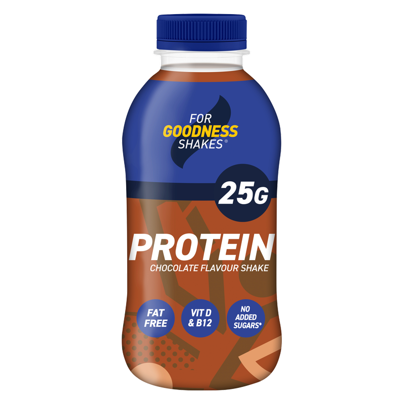 For Goodness Shakes Protein Shake Chocolate Flavour, 435ml