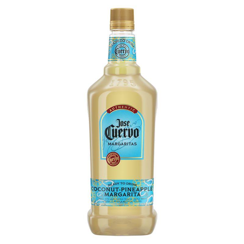 Jose Cuervo Authentic Margarita Coconut Pineapple Ready to Drink Cocktail 1.75L 9.95% ABV