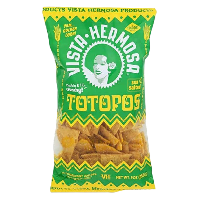 Vista Hermosa Totopos Corn Tortilla Chips 9oz