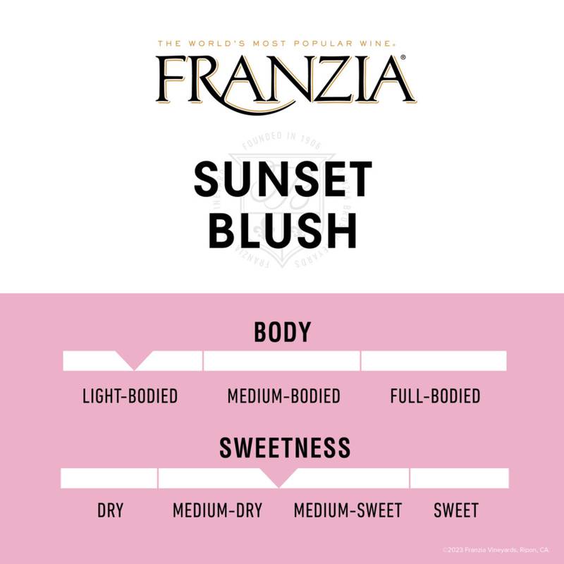 Franzia Sunset Blush 3L Box 9% ABV