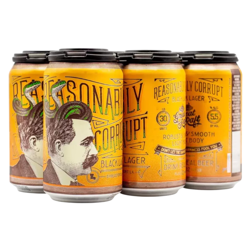 Great Raft Reasonably Corrupt Black Lager 6pk 12oz Can