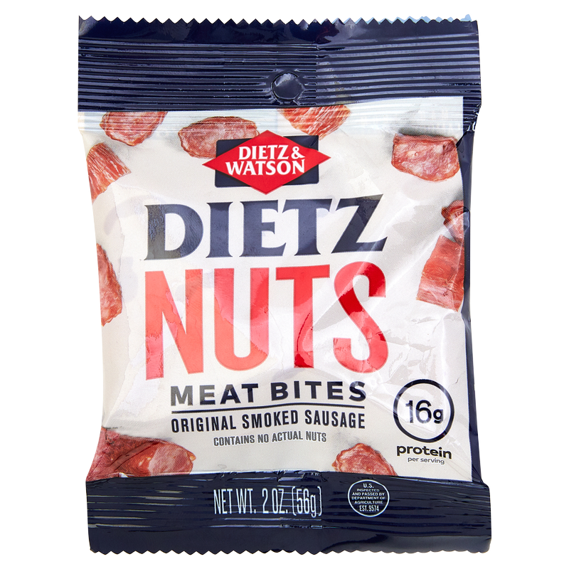 Dietz & Watson Dietz Nuts Original Smoked Sausage Bites 2oz