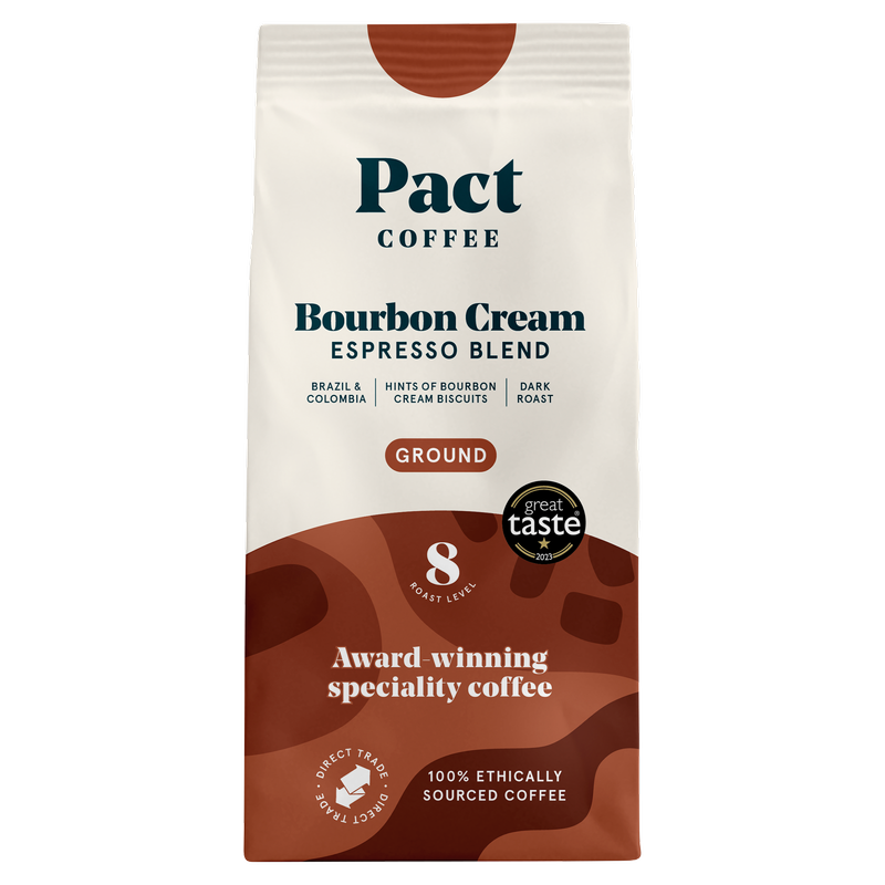 Pact Coffee Bourbon Cream Espresso Ground Coffee, 200g