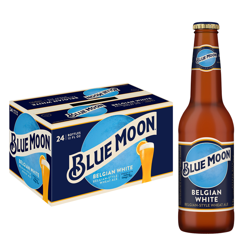 Blue Moon Belgian White Ale 24pk 12oz Btl