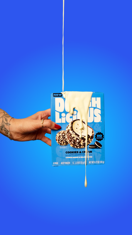 Doughlicious Cookies n Cream Gelato Bites 6ct