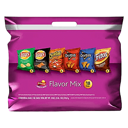 Frito Lay Flavor Mix Variety Pack 18oz