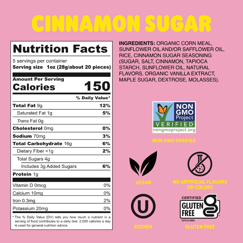 Good Eat'n Cinnamon Sugar Puffs, 5oz