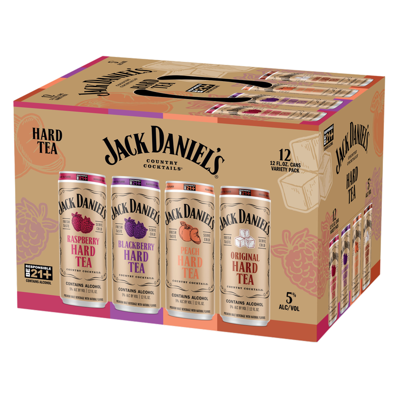 Jack Daniel's Hard Tea 12pk 12oz Can 5% ABV