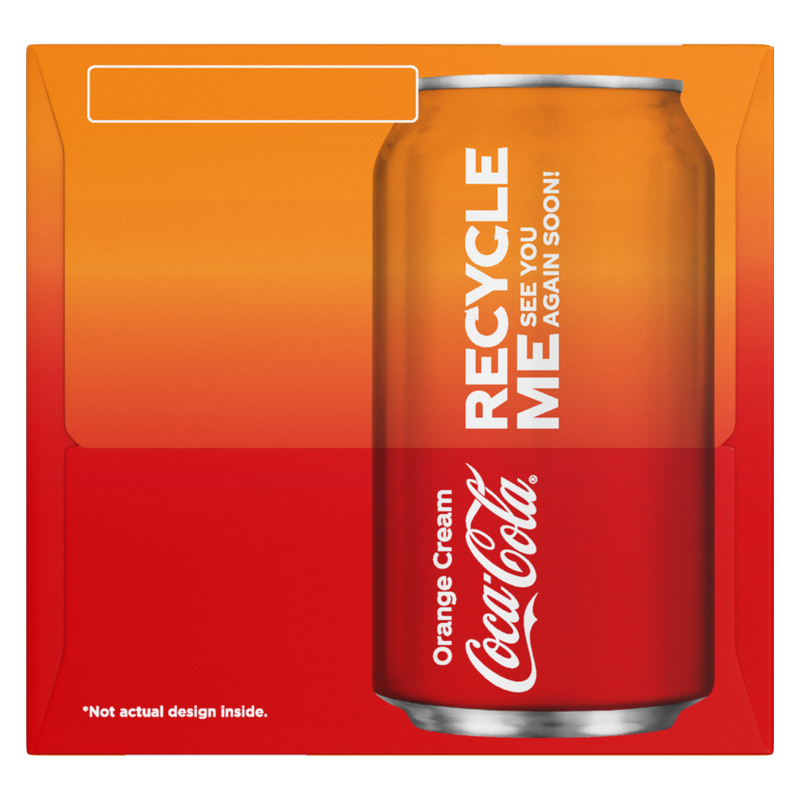 Coca-Cola Orange Cream, paquete de 12 latas de 12 oz