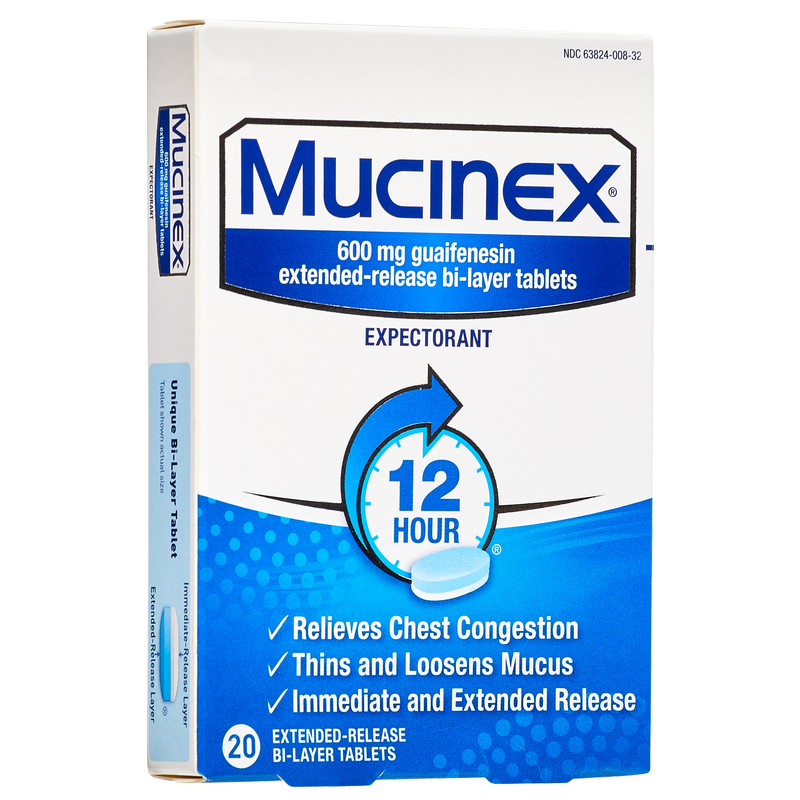 Mucinex SE Extended Release Bi-Layer Tablets 20ct