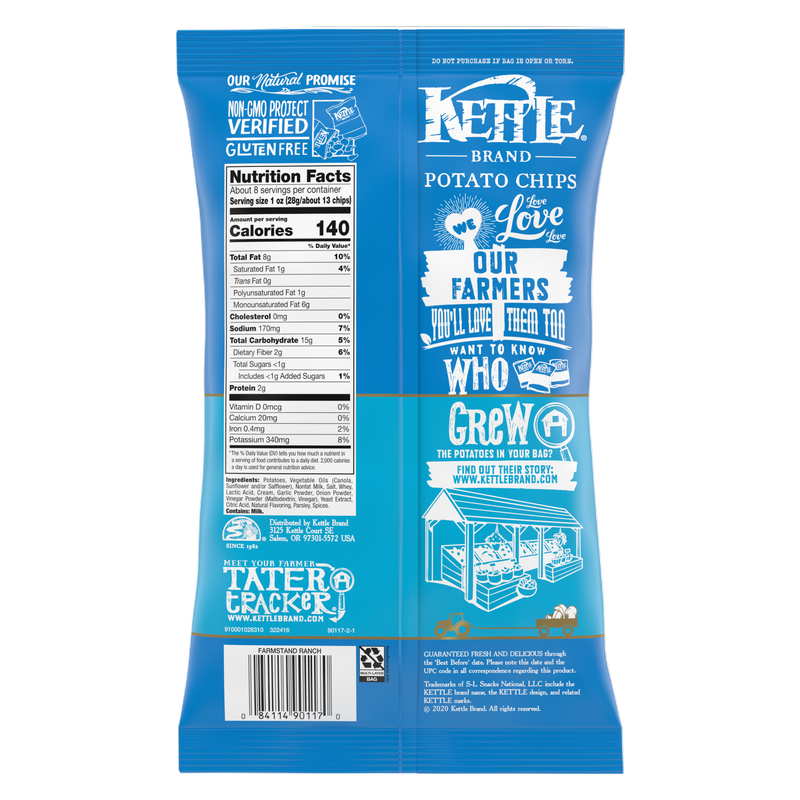 Kettle Chips Farmstand Ranch 8.5oz