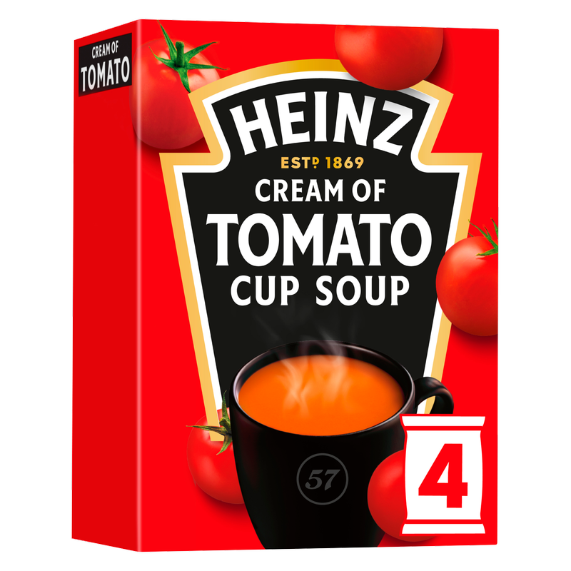 Heinz Tomato Cup Soup, 4 x 22g